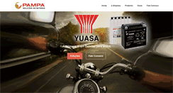 Desktop Screenshot of bateriaspampa.com.br